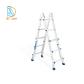 Aluminum multifunction telescopic ladder 4X4